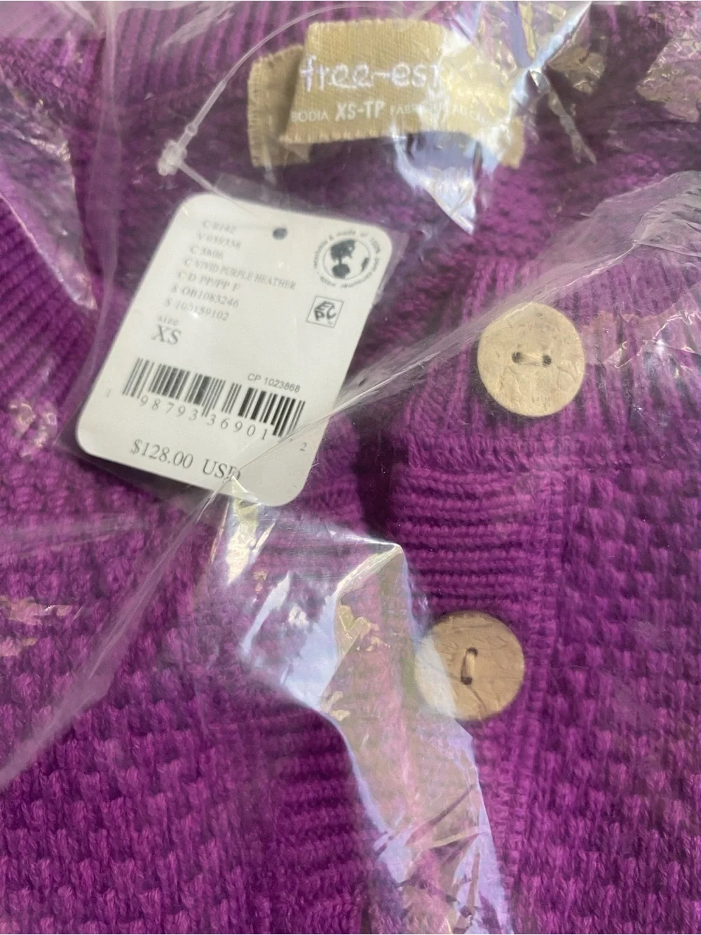 Free People Haliee Sweater Set in Vivid Heather Purple!